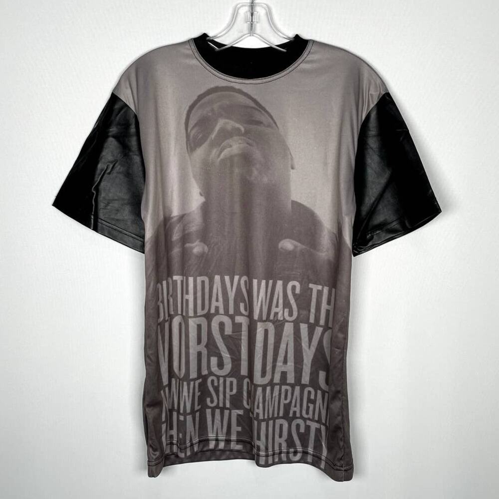 Notorious BIG Biggie Smalls Thug Ave All Over Print T-Shirt M